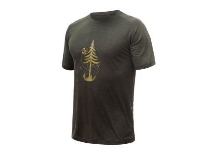 SENSOR Triko MERINO AIR Earth - Olive Green