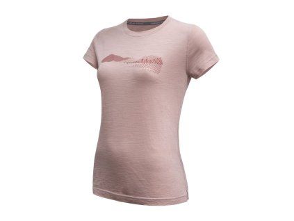 SENSOR Triko MERINO AIR Hills - Dusty Pink