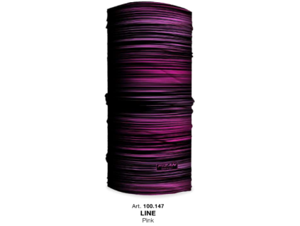 FIZAN Šátek Line Pink