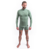 SENSOR Triko Merino DF pánské dl.rukáv zip - Basil Green