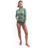 SENSOR Triko Merino DF dámské dl.rukáv - Basil Green