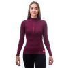 SENSOR Triko Merino DF dámské dl.rukáv zip - Lila