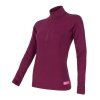 SENSOR Triko Merino DF dámské dl.rukáv zip - Lila