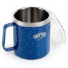 GSI Glacier Stainless Cup Blue Speckle termohrnek 444ml