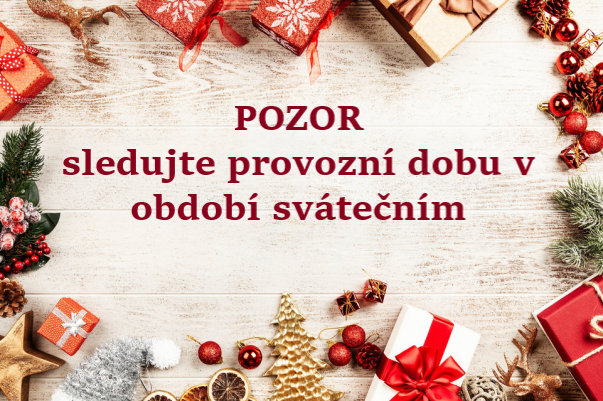 vánoční provozní doba