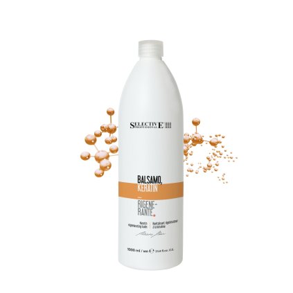 Regenerační keratinový balzám pro namáhané a matné vlasy bez lesku - ARTISTIC FLAIR - BALSAMO KERATIN 1000 ml