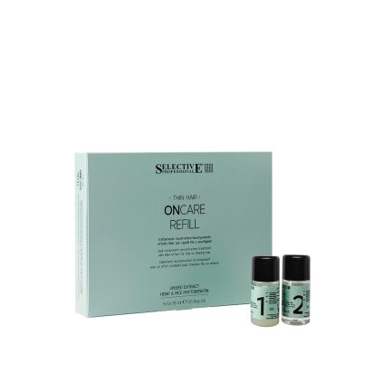 TREATMENT SERUM 10x15ml - Dvousložkový regenerátor s výplňujícím efektem na jemné nebo prořídlé vlasy - výplň a objem - ONCARE REFILL