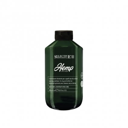 Konopný hydratační kondicionér pro suché a lámavé vlasy - HEMP 100% vegan - CONDITIONER 200 ml