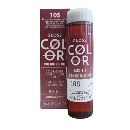 GLOSS COLOR Demi-permanentní barva na vlasy tón v tónu na bázi oleje s kyselým pH bez amoniaku - 60 ml
