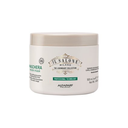 KERATIN MASK - Keratinová maska ​​pro poškozené a oslabené vlasy 500 ml - ALFAPARF IL SALONE MILANO