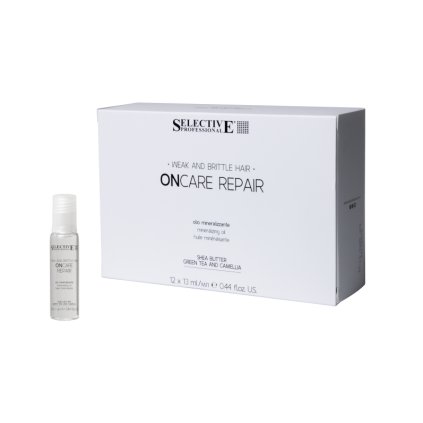 Restrukturalizační nektar pro lámavé, dehydrované a matné vlasy 12x13ml - ONCARE REPAIR SELECTIVE PROFESSIONAL - MINERALIZING OIL