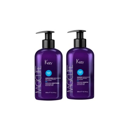 Výhodný set - Energizující péče pro barvené/odbarvené a blond vlasy- KEZY ENERGIZING (šampon, kondicionér)