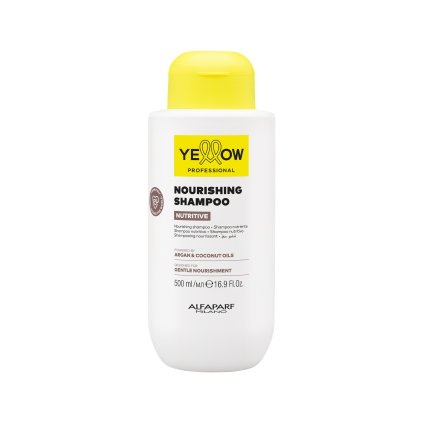 NOURISHING SHAMPOO - Vyživující šampon pro suché a lámavé vlasy s arganovým a kokosovým olejem 500 ml - YELLOW PROFESSIONAL NUTRITIVE
