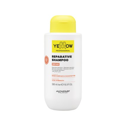 REPARATIVE SHAMPOO - Regenerační šampon pro poškozené vlasy s bond komplexem a kakaovým máslem 500 ml - YELLOW PROFESSIONAL REPAIR