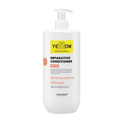 REPARATIVE CONDITIONER - Regenerační kondicionér pro poškozené vlasy s bond komplexem a kakaovým máslem 1000 ml - YELLOW PROFESSIONAL REPAIR