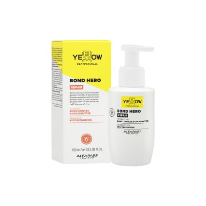 BOND HERO - Restrukturalizační ochranný booster pro poškozené vlasy s bond komplexem a kakaovým máslem 100 ml - YELLOW PROFESSIONAL REPAIR