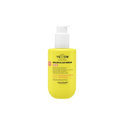 MOLECULAR SERUM - Regenerační posilující bezoplachové sérum pro poškozené vlasy s bond komplexem a kakaovým máslem 150 ml - YELLOW PROFESSIONAL REPAIR