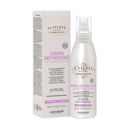 CURL DEFINING CREAM - CURLS - Krém pro definici kudrnatých vlasů 200 ml - ALFAPARF IL SALONE MILANO