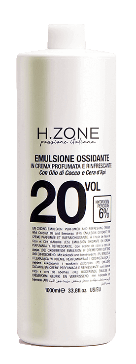 H.zone Professional OXY 6% 1000 ml - Krémová oxidační emulze - H.ZONE