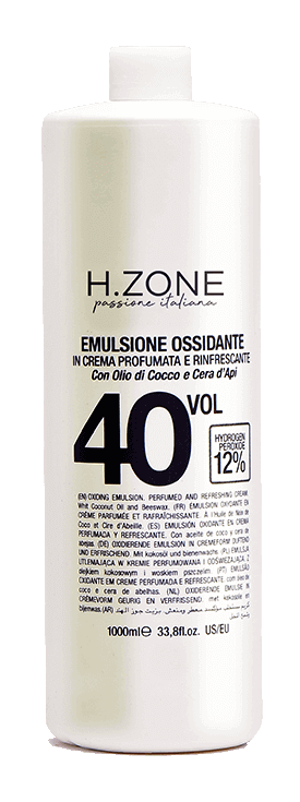 H.zone Professional OXY 12% 1000 ml - Krémová oxidační emulze - H.ZONE