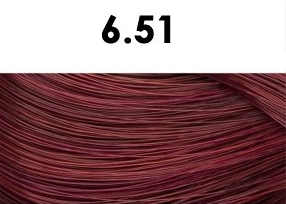 HAIR COLOR 100 ml - BHEYSÉ PROFESSIONAL Odstín: 6.51 DARK SCARLET RED BLONDE