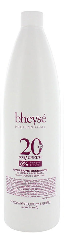 Bheysé Professional OXY CREAM 6% 1000 ml - Krémová oxidační emulze - BHEYSÉ