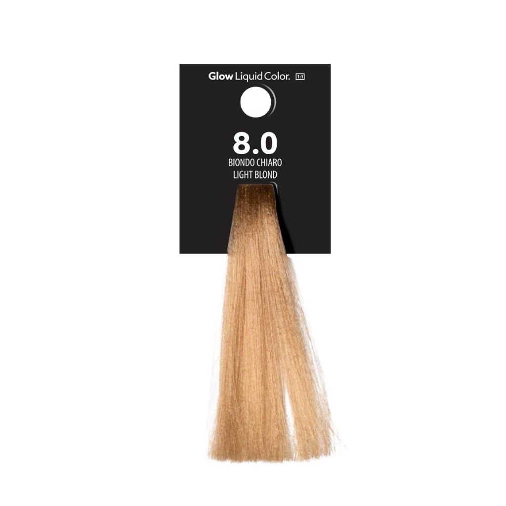 GLOW LIQUID COLOR 60 ml - SELECTIVE PROFESSIONAL ODSTÍN: 8.0 LIGHT BLOND