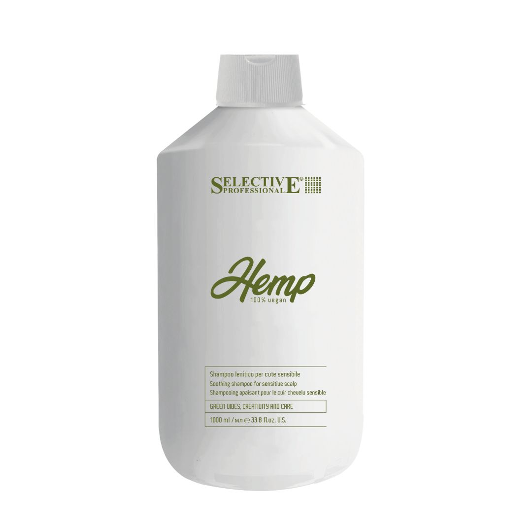 SOOTHING SHAMPOO 1000 ml - HEMP - SELECTIVE PROFESSIONAL
