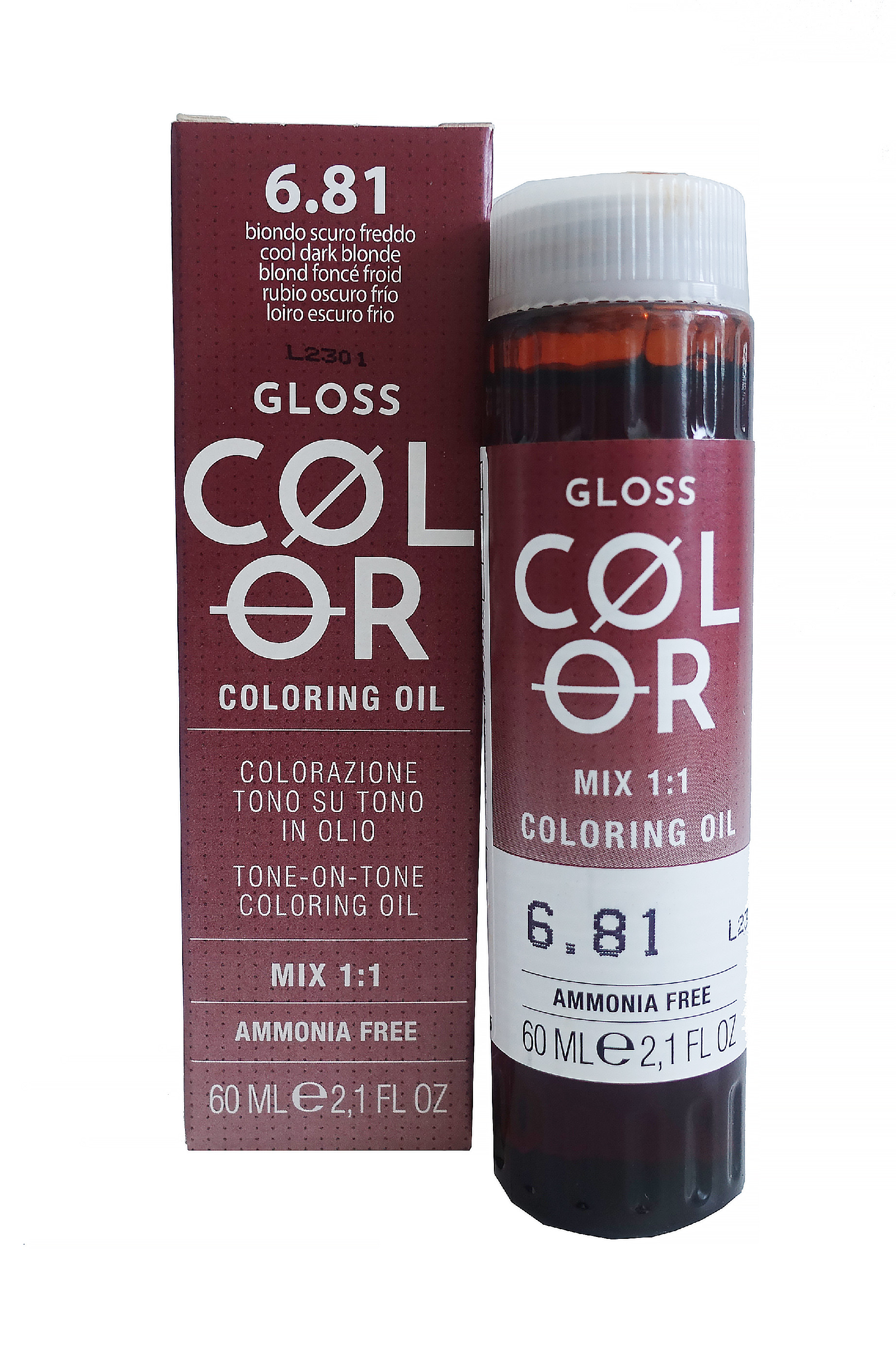 Bheysé Professional GLOSS COLOR 60 ml - BHEYSÉ Odstíny GLOSS COLOR: GLOSS COLOR 6.81 60ml