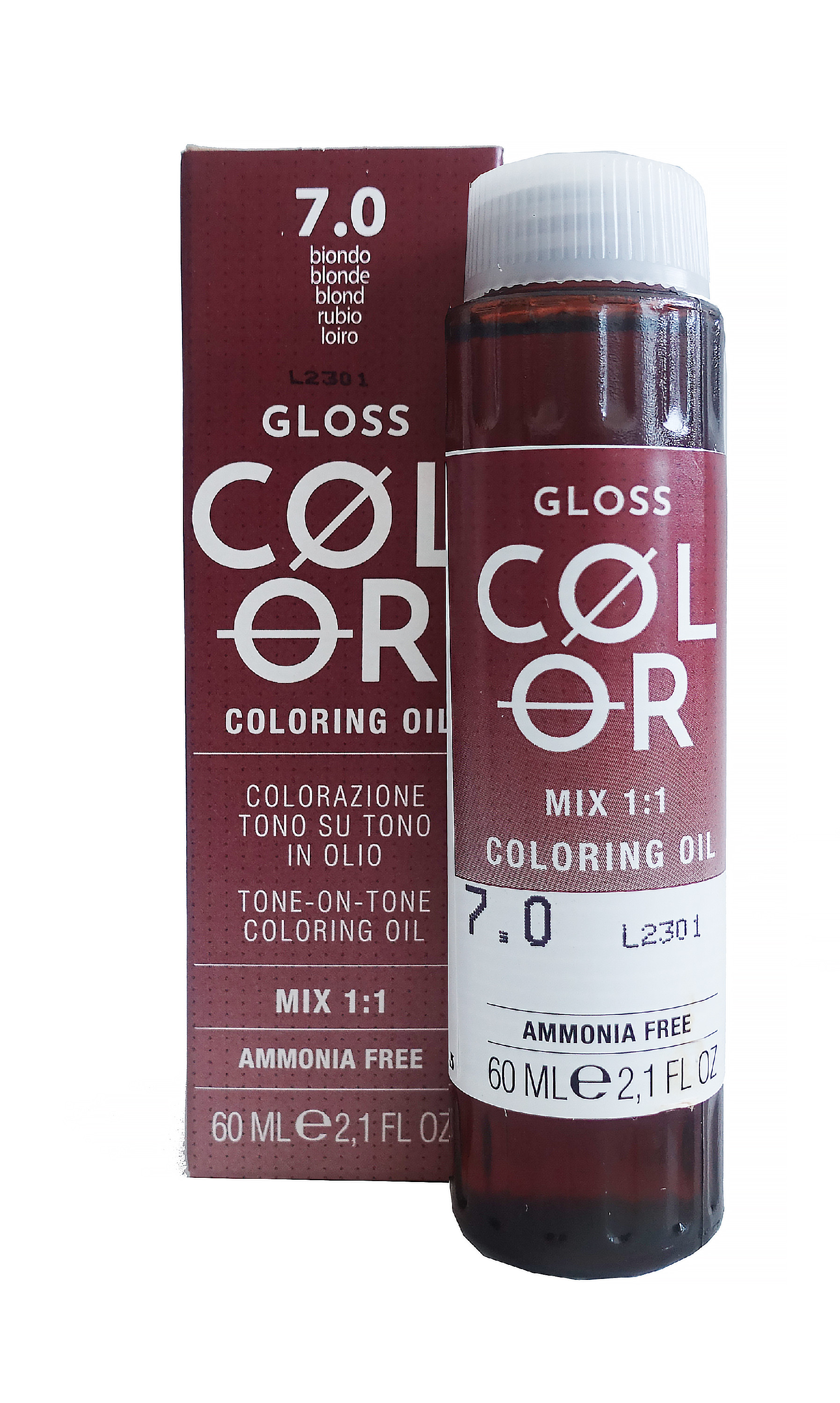 Bheysé Professional GLOSS COLOR 60 ml - BHEYSÉ Odstíny GLOSS COLOR: GLOSS COLOR 7.0 60ml