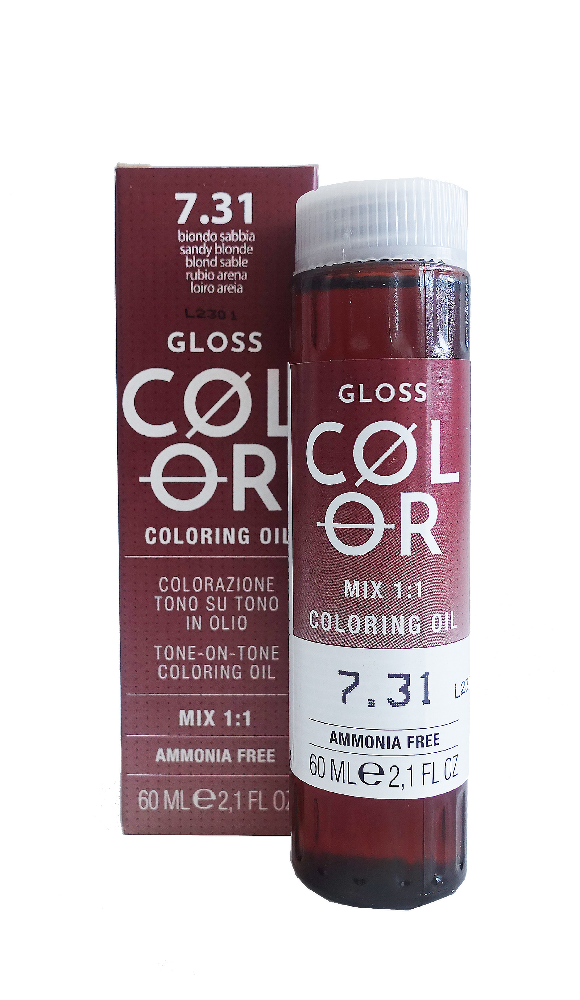 Bheysé Professional GLOSS COLOR 60 ml - BHEYSÉ Odstíny GLOSS COLOR: GLOSS COLOR 7.31 60ml