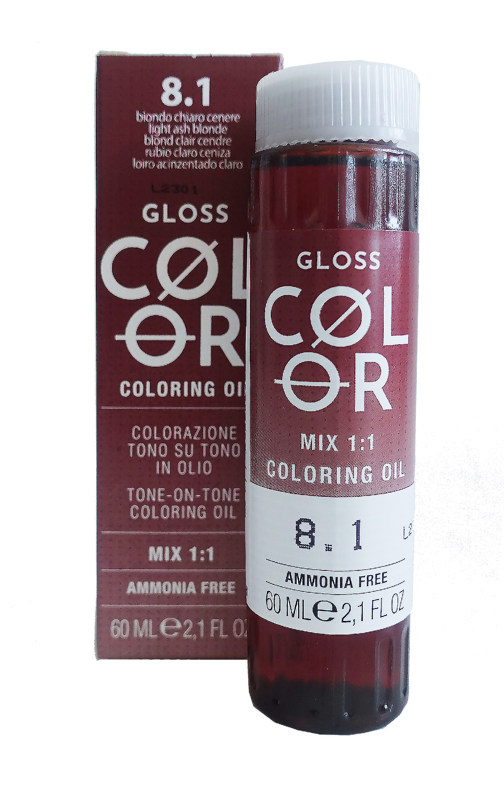 Bheysé Professional GLOSS COLOR 60 ml - BHEYSÉ Odstíny GLOSS COLOR: GLOSS COLOR 8.1 60ml