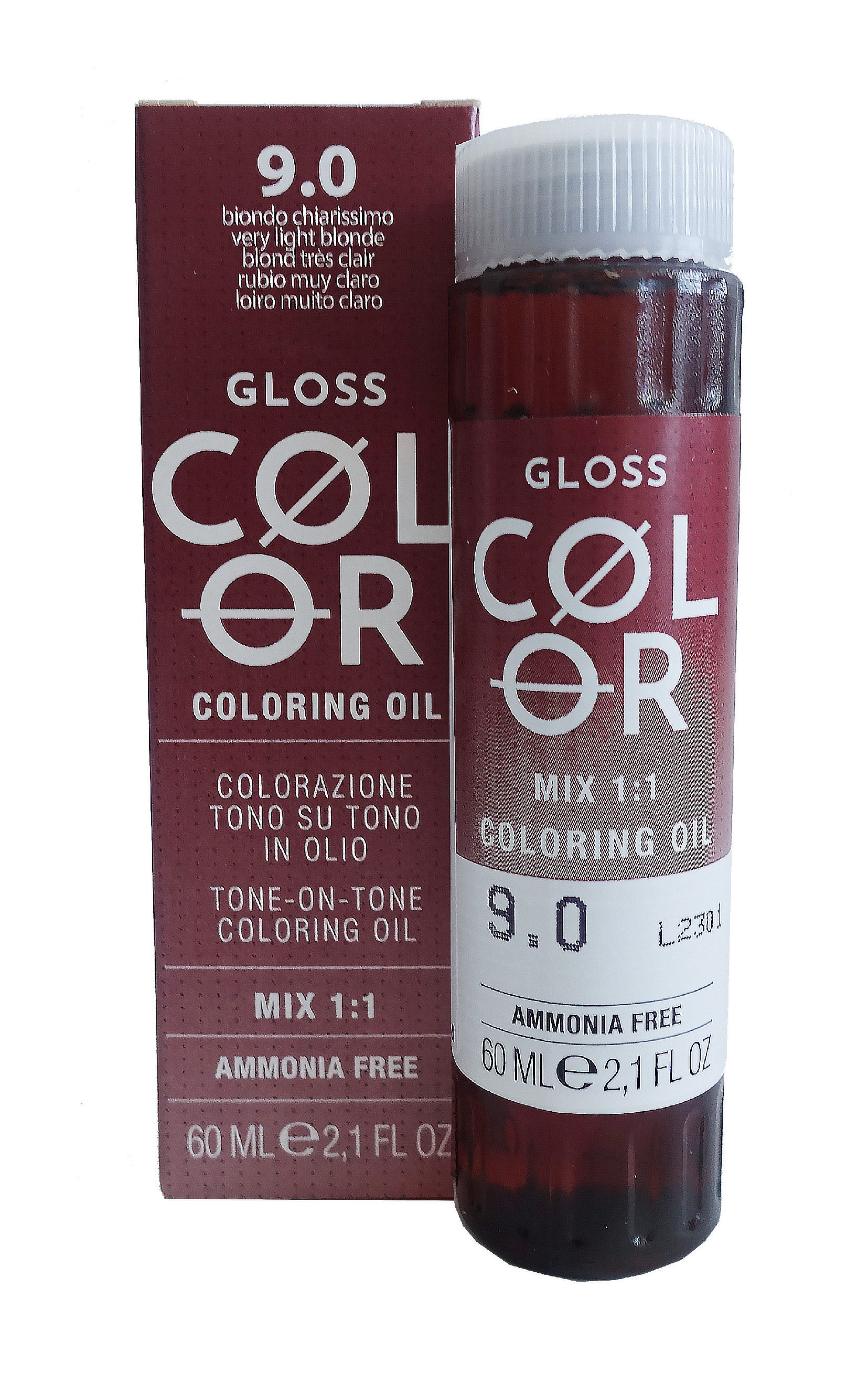 Bheysé Professional GLOSS COLOR 60 ml - BHEYSÉ Odstíny GLOSS COLOR: GLOSS COLOR 9.0 60ml