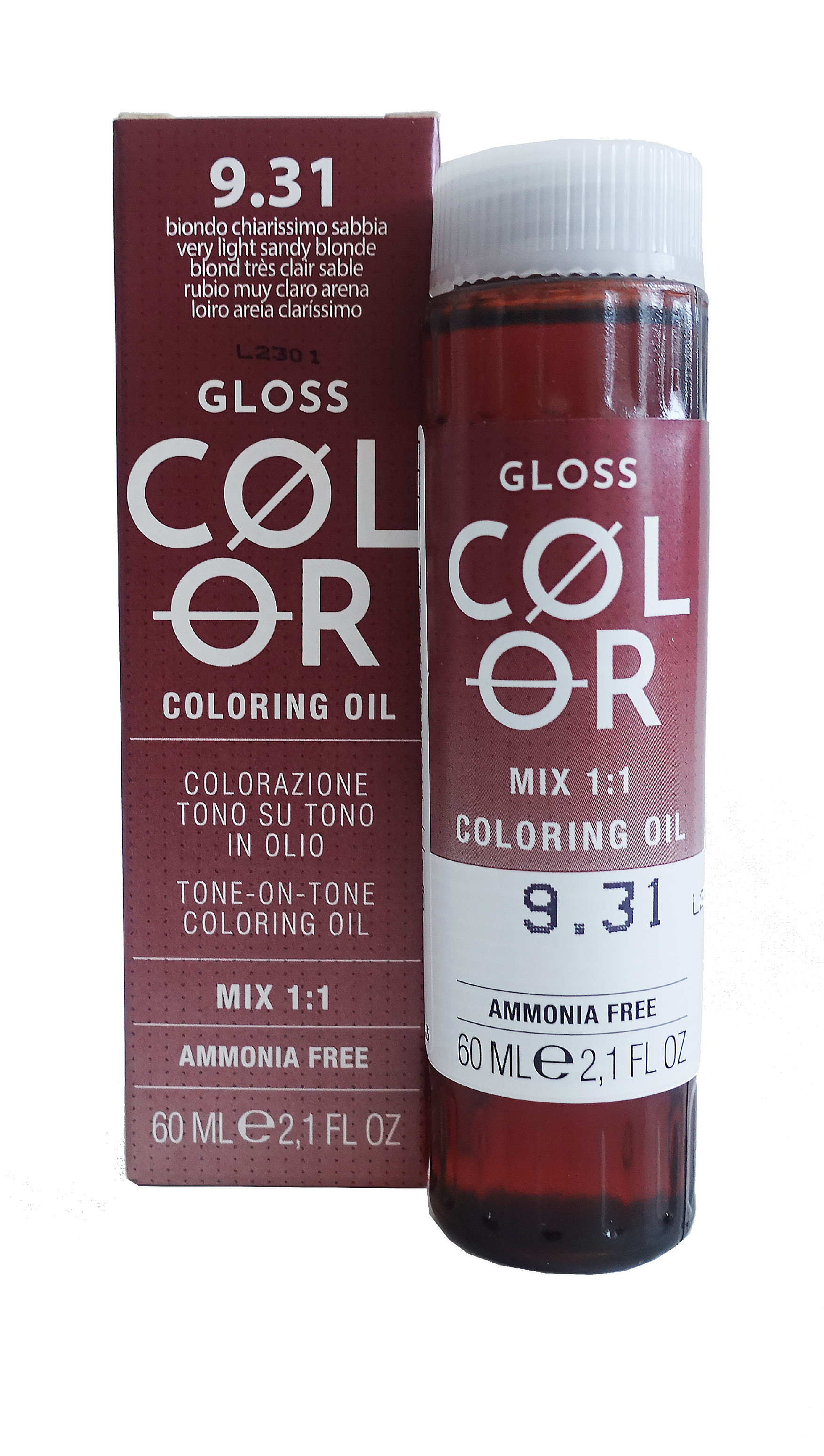Bheysé Professional GLOSS COLOR 60 ml - BHEYSÉ Odstíny GLOSS COLOR: GLOSS COLOR 9.31 60ml