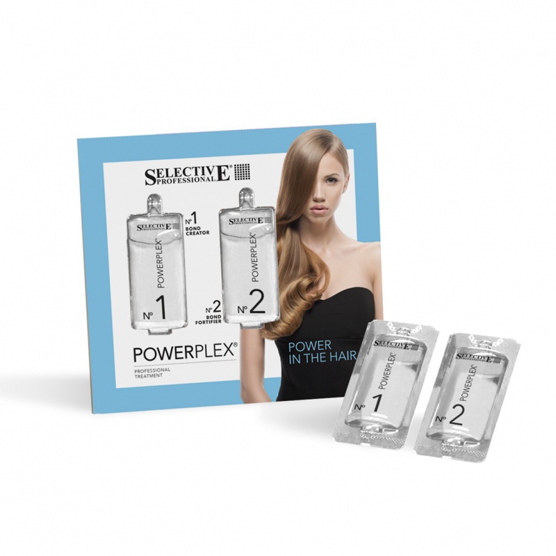 Selective Professional Inovativní profesionální ošetření – 1x BOND CREATOR + 1x BOND FORTIFIER (set pro jednorázové použití) - POWERPLEX KIT 8 ml+10 ml