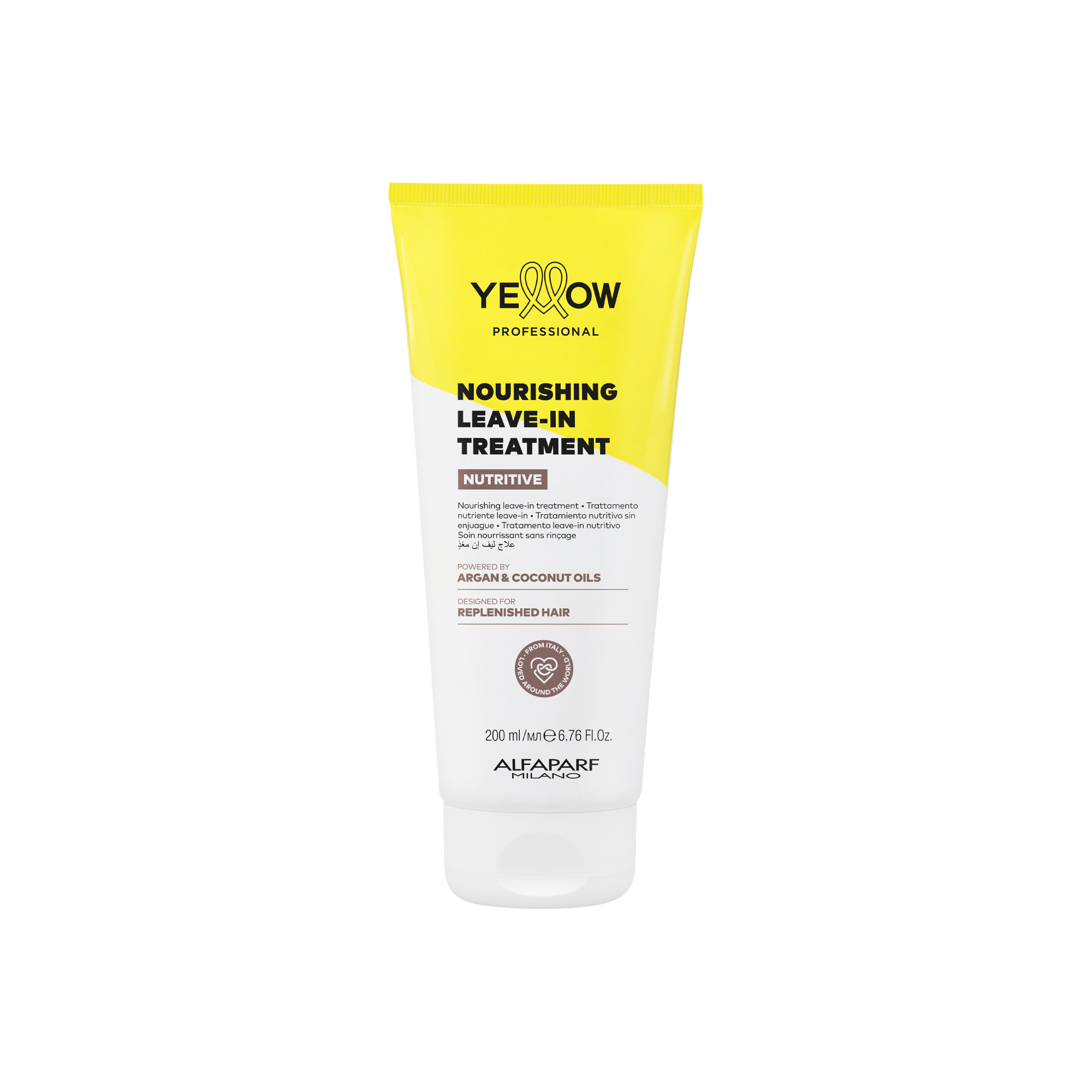 Yellow Professional Alfaparf NOURISHING LEAVE IN TREATMENT 200 ml - NUTRITIVE - YELLOW PROFESSIONAL