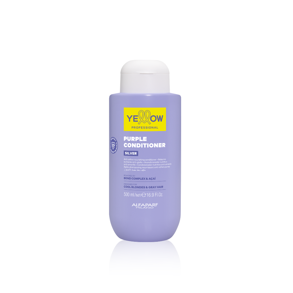 Yellow Professional Alfaparf PURPLE CONDITIONER 500 ml - SILVER - YELLOW PROFESSIONAL