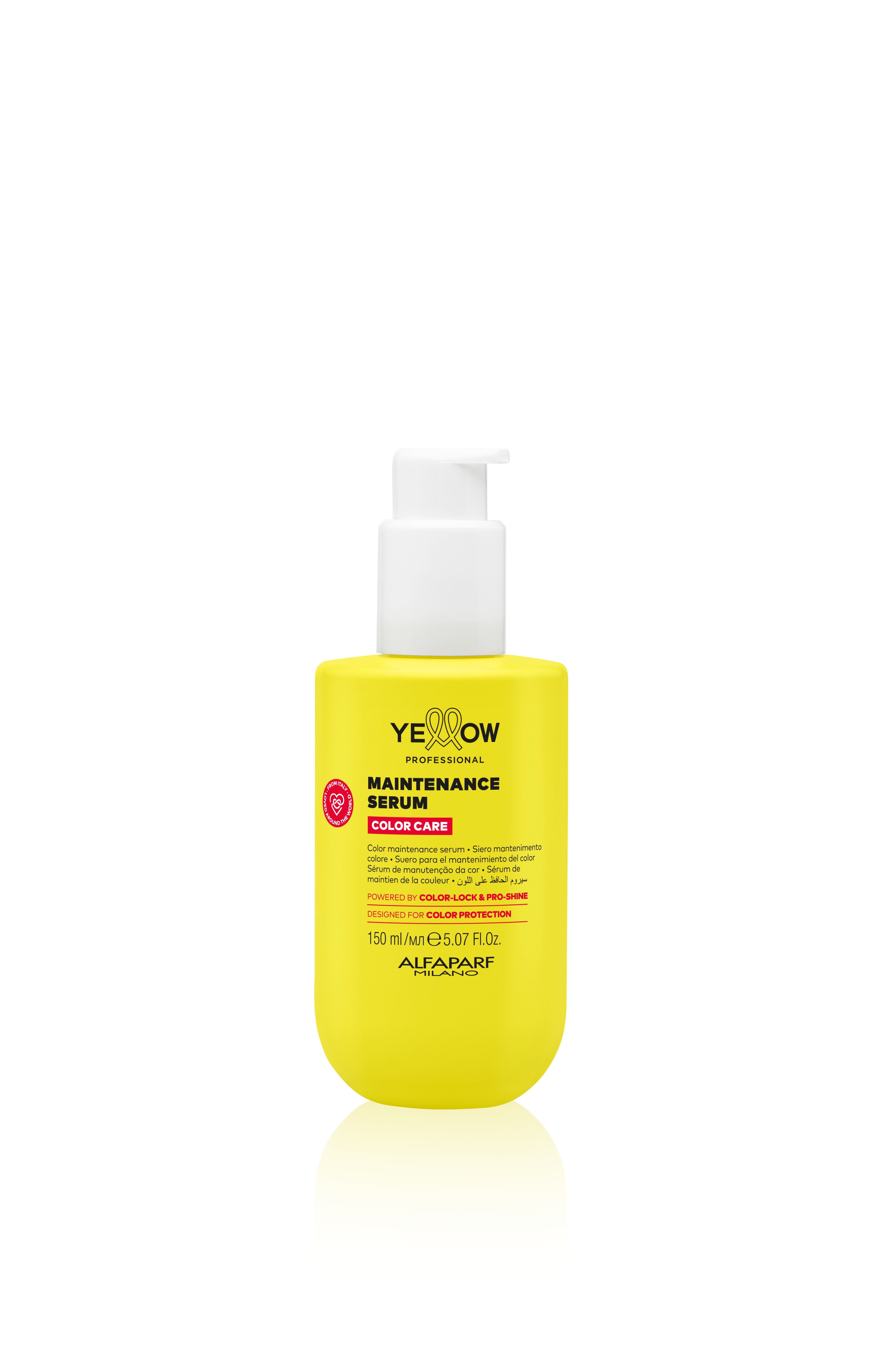 Yellow Professional Alfaparf MAINTENANCE SERUM 150 ml - COLOR CARE - YELLOW PROFESSIONAL