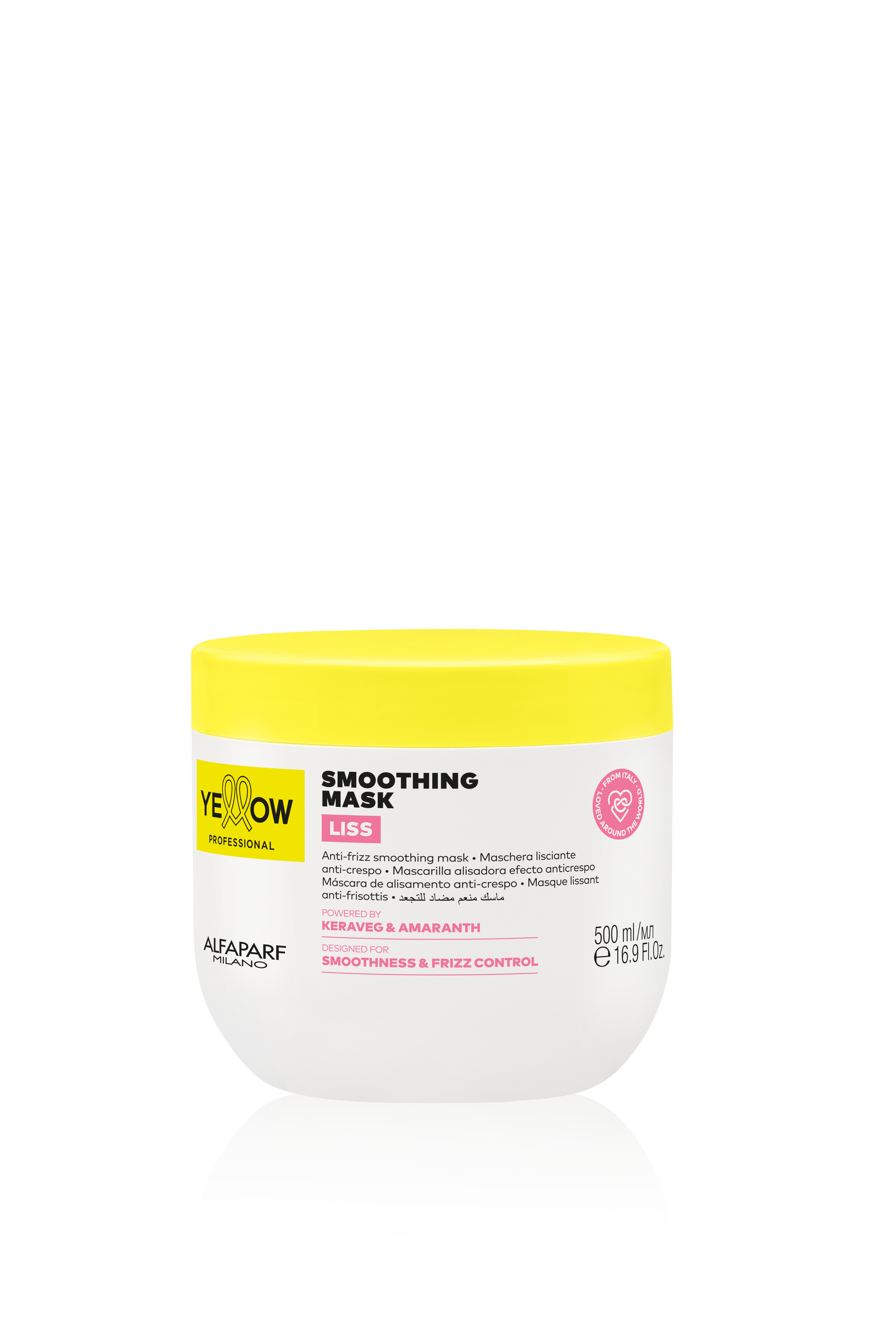 Yellow Professional Alfaparf SMOOTHING MASK 500 ml - LISS - YELLOW PROFESSIONAL
