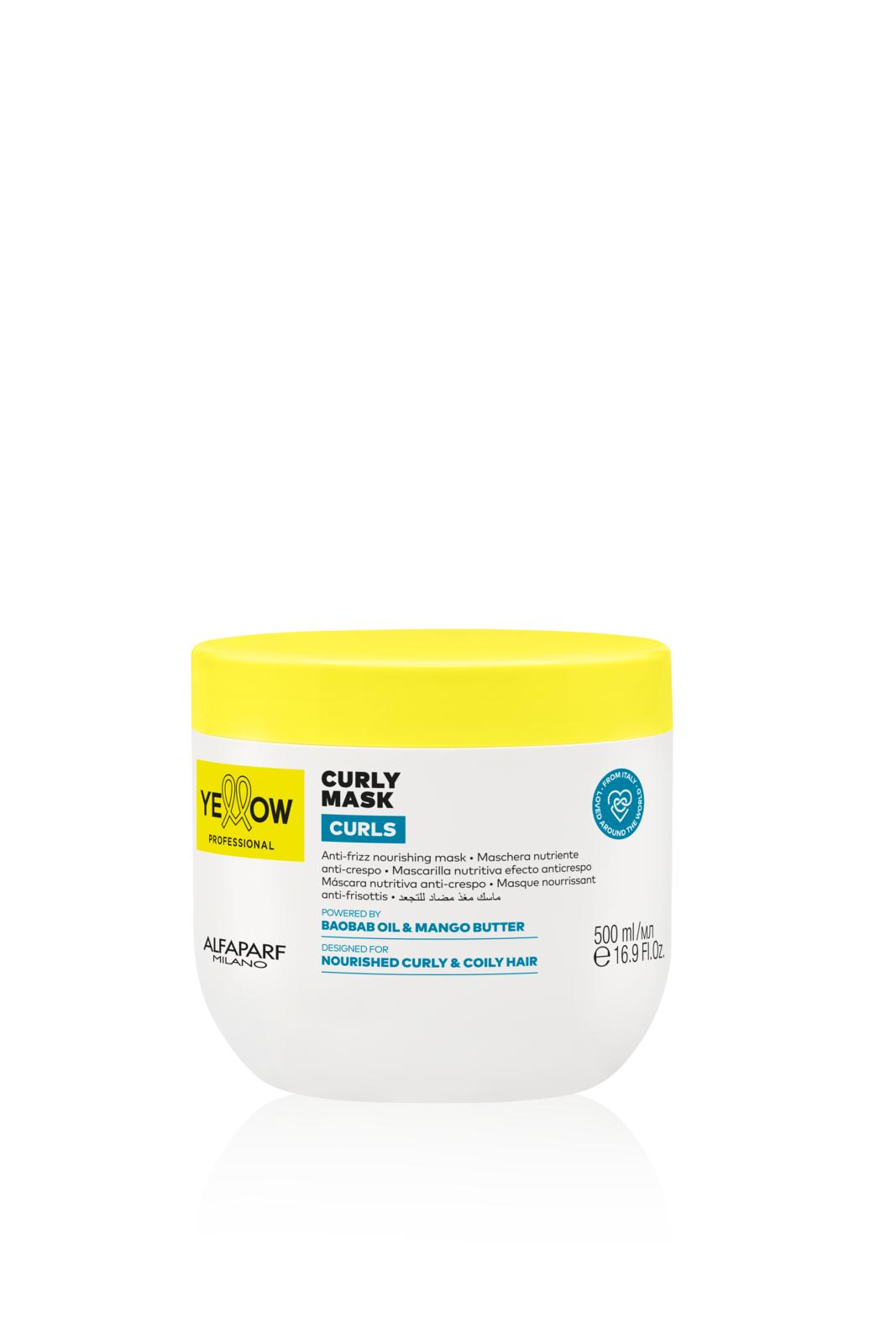 Yellow Professional Alfaparf CURLY MASK 500 ml - CURLS - YELLOW PROFESSIONAL