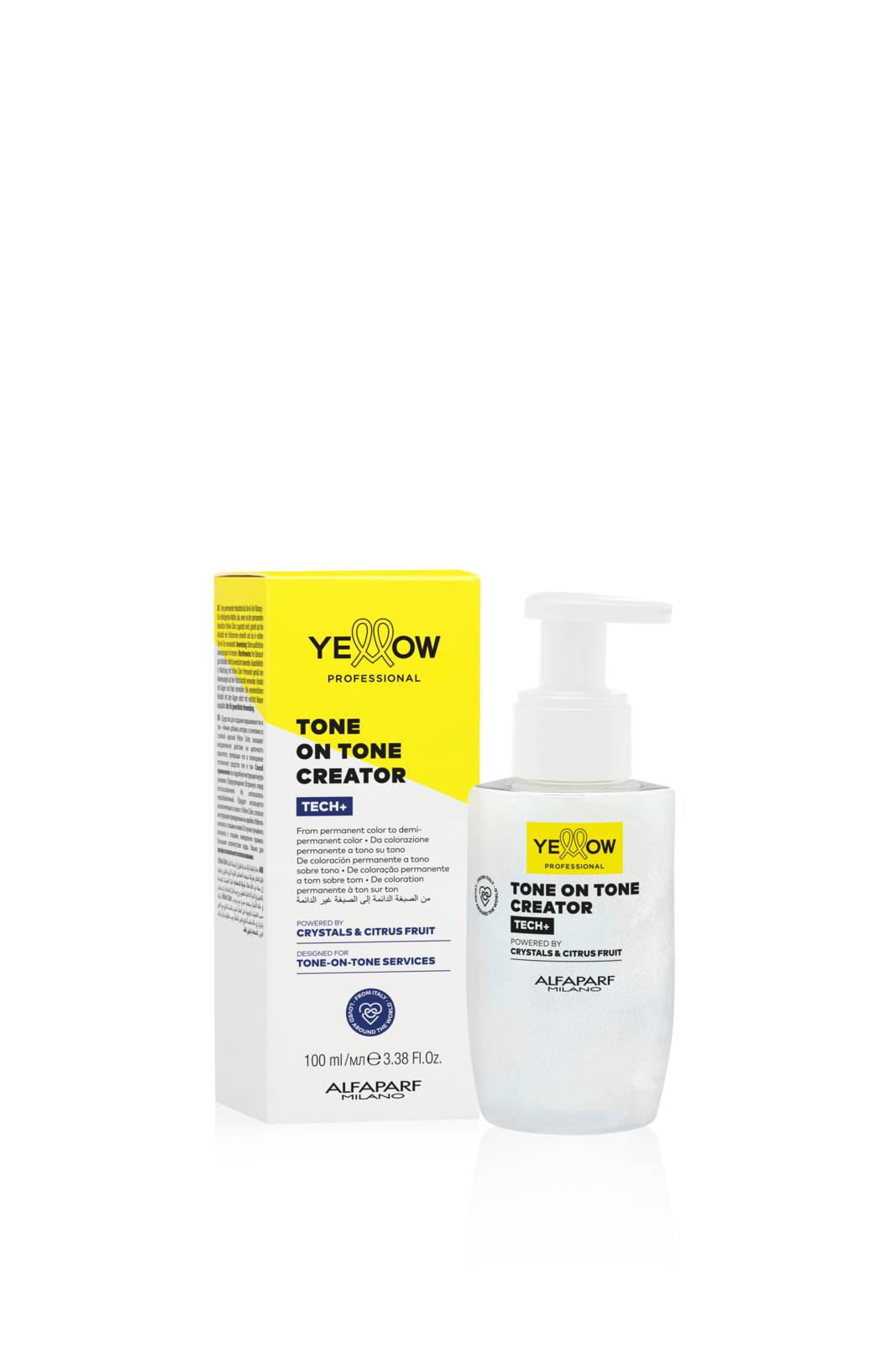Yellow Professional Alfaparf TONE ON TONE CREATOR 100 ml - Aditivum pro barvení tón v tónu - TECH+ YELLOW PROFESSIONAL