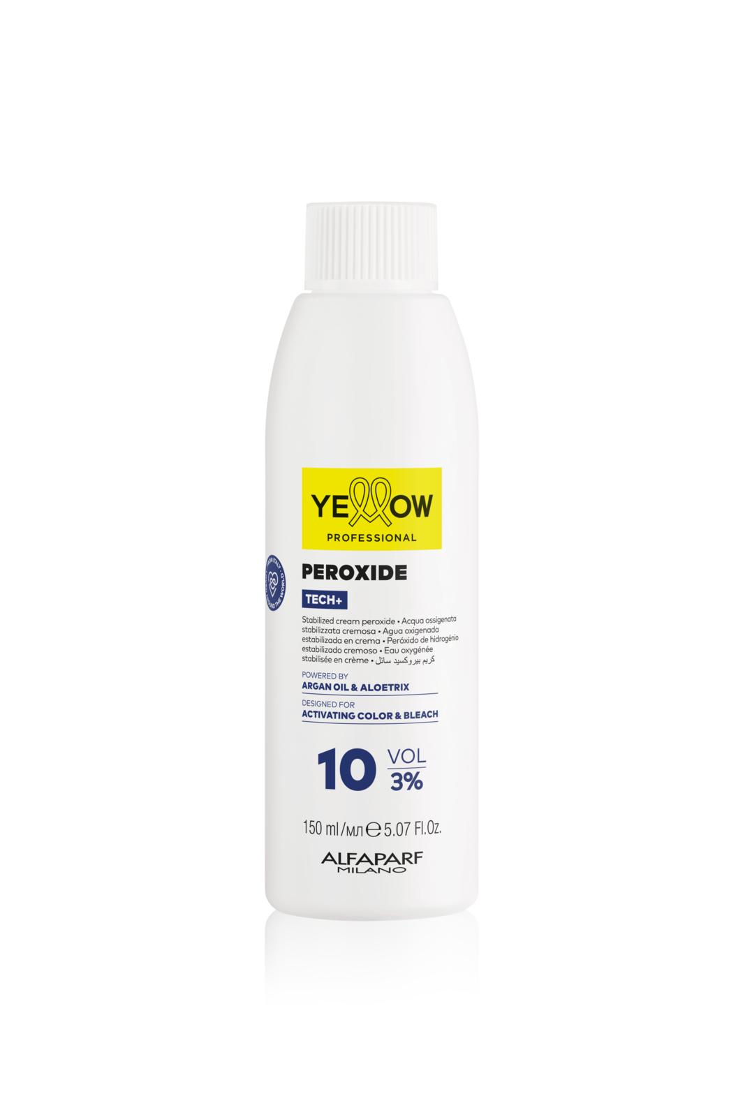 Yellow Professional Alfaparf PEROXIDE 3% 150 ml - Krémová oxidační emulze - TECH+ YELLOW PROFESSIONAL