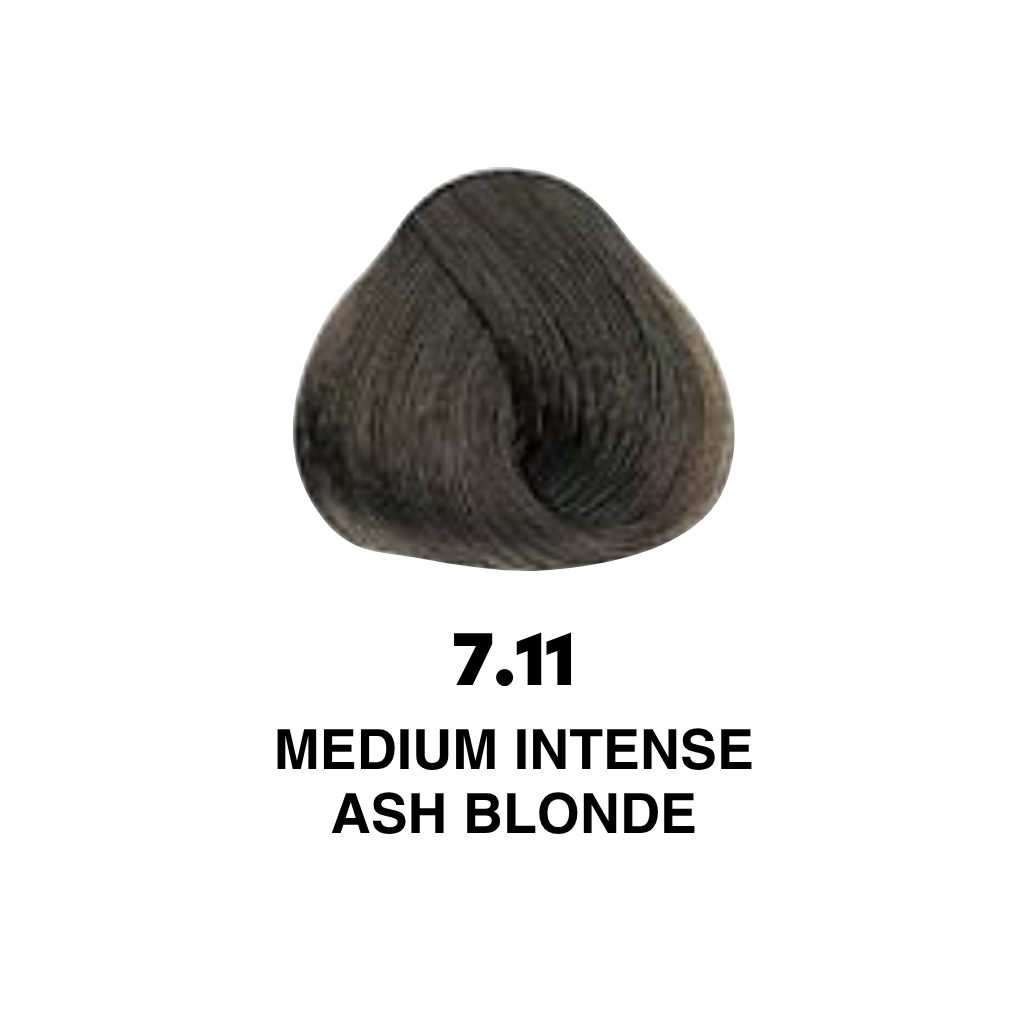 Yellow Professional Alfaparf COLOR 100 ml - YELLOW PROFESSIONAL Odstín: 7.11 MEDIUM INTENSE ASH BLONDE