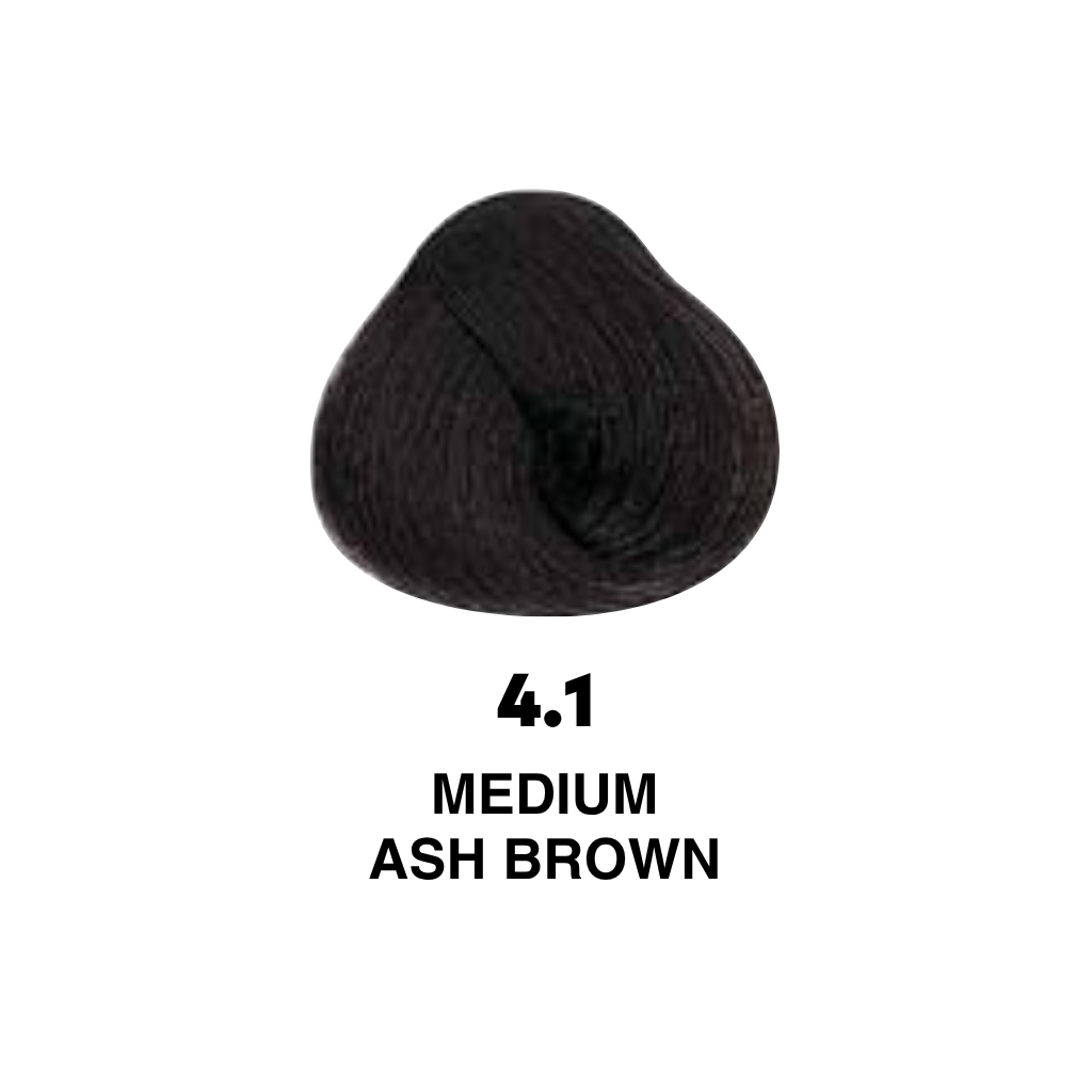 Yellow Professional Alfaparf COLOR 100 ml - YELLOW PROFESSIONAL Odstín: 4.1 MEDIUM ASH BROWN