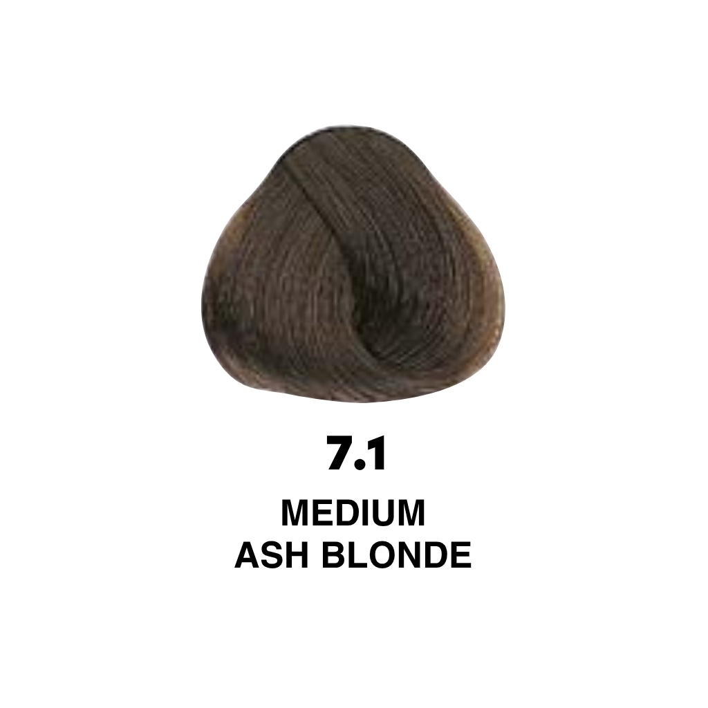 Yellow Professional Alfaparf COLOR 100 ml - YELLOW PROFESSIONAL Odstín: 7.1 MEDIUM ASH BLONDE