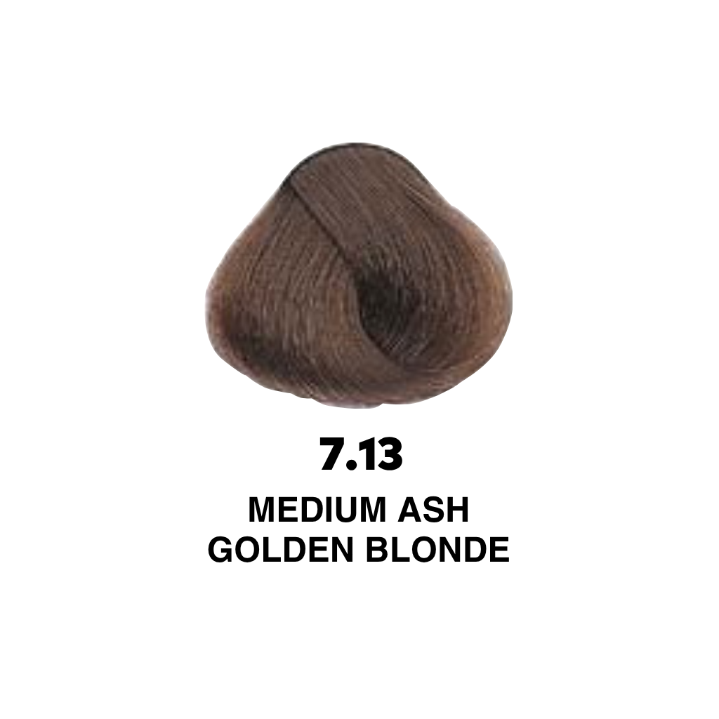 Yellow Professional Alfaparf COLOR 100 ml - YELLOW PROFESSIONAL Odstín: 7.13 MEDIUM ASH GOLDEN BLONDE