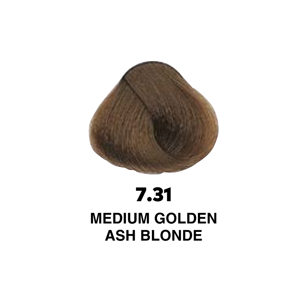 Yellow Professional Alfaparf COLOR 100 ml - YELLOW PROFESSIONAL Odstín: 7.31 MEDIUM GOLDEN ASH BLONDE