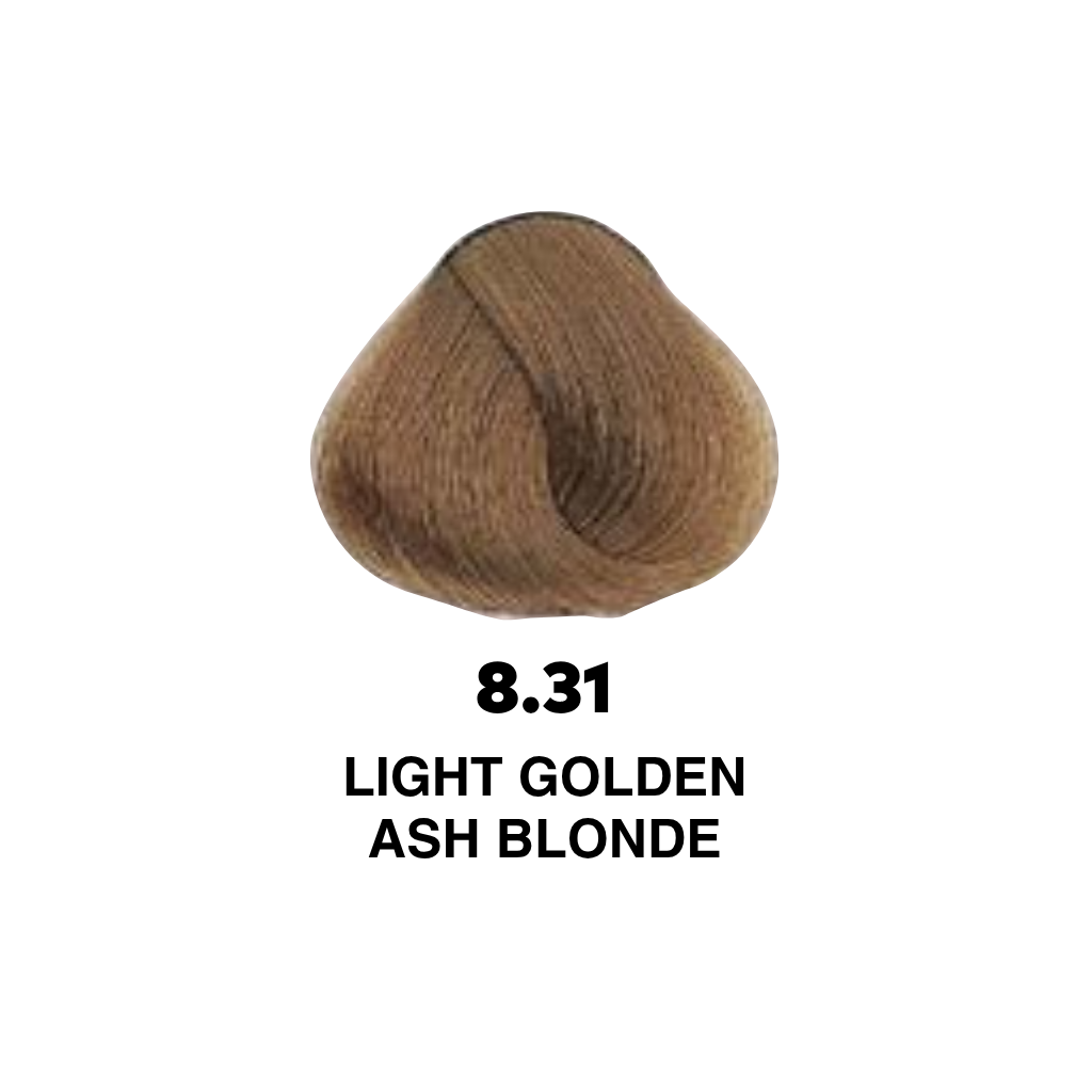 Yellow Professional Alfaparf COLOR 100 ml - YELLOW PROFESSIONAL Odstín: 8.31 LIGHT GOLDEN ASH BLONDE