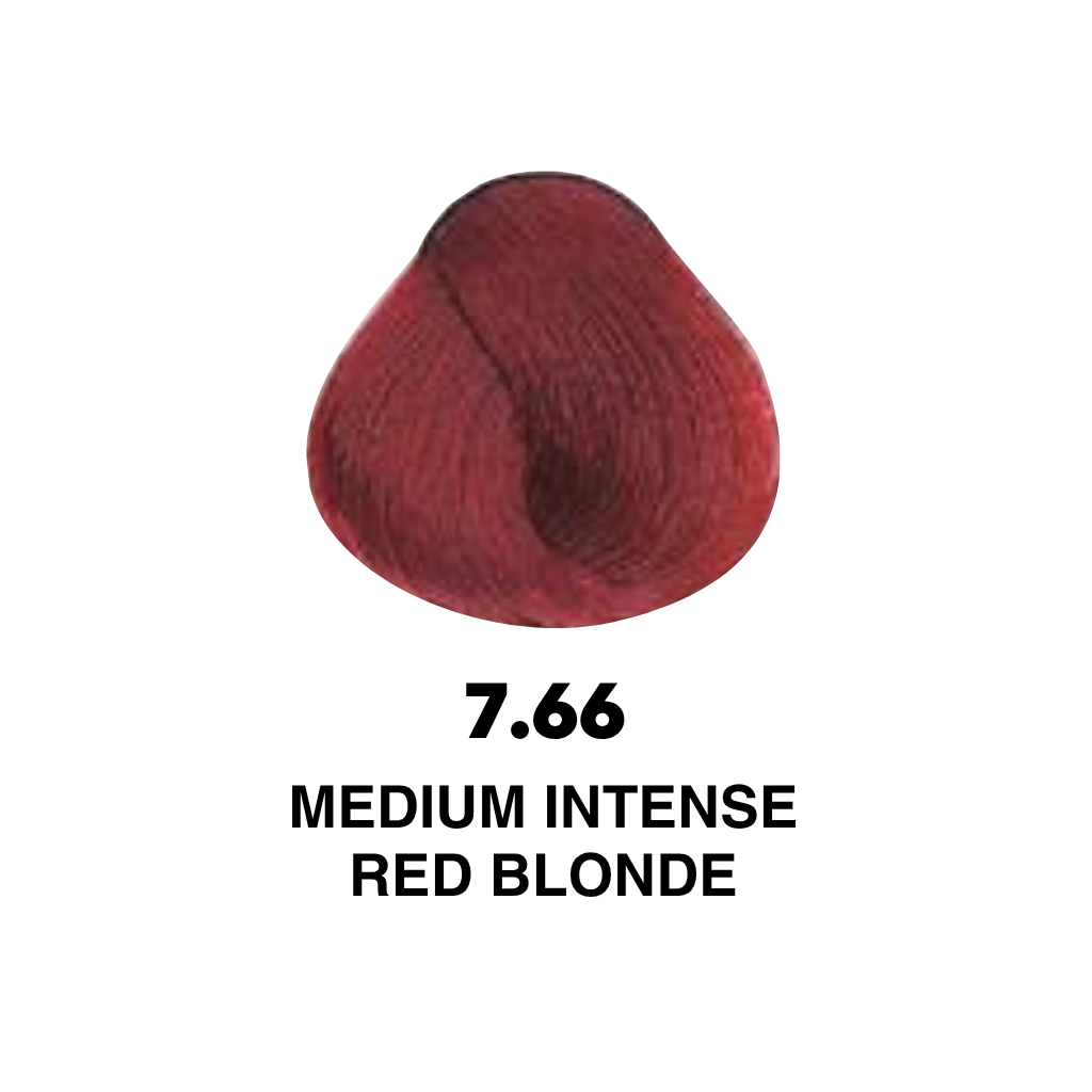 Yellow Professional Alfaparf COLOR 100 ml - YELLOW PROFESSIONAL Odstín: 7.66 MEDIUM INTENSE RED BLONDE