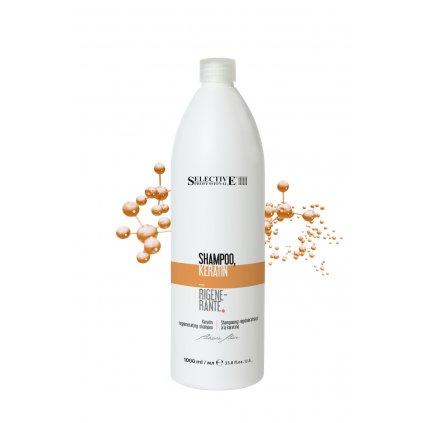 Regenerační keratinový šampon pro suché a poškozené vlasy - ARTISTIC FLAIR - SHAMPOO KERATIN 1000 ml